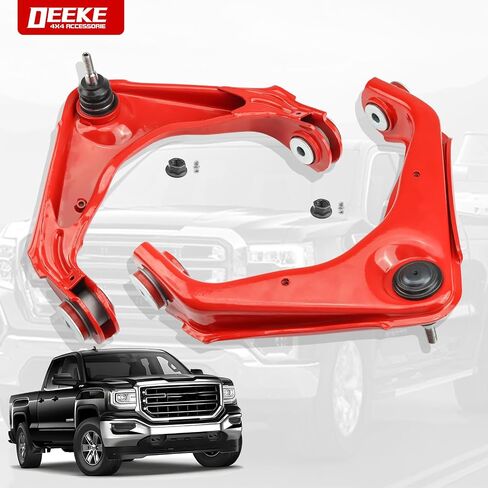 طقم تعليق أمامي 12 قطعة لسيارة Chevy Silverado GMC Sierra 2500HD 3500HD، Suburban، Avalanche، XL Yukon، مع أذرع تحكم، مفاصل كروية، قضبان ربط، وصلات شريط Sway، Pitman & Idler Arms K620054 (12 قطعة) in Saudi Arabia