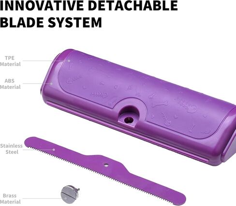 Deseshedding Dog Brush and Grooming Tool - مشط مزيل الشعر للحيوانات الأليفة للتسلق ، والنظيف السهل ، والفعال للشعر القصير والطويل ، وفرشاة الأليفة المحترفة للكلاب والقطط in Kuwait