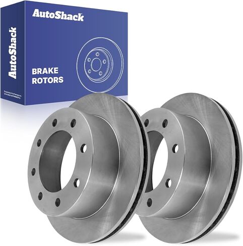 Autoshack Rear Disc Brake Rotors Replacement for 1999-2004 Ford F-350 Super Duty F-250 Super Duty 2000-2005 Excursion 2001 E-450 Econoline Super Duty 6.8L V8 4 X 2 4WD RWD 12.8" (326.0 mm) R64076PR in Saudi Arabia