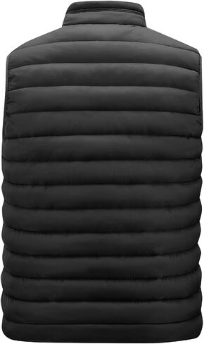 Men's Lightweight Jacket, Casual Stand Collar Vest, Lightweight Sleeveless Autumn Winter Warm Vest in Saudi Arabia