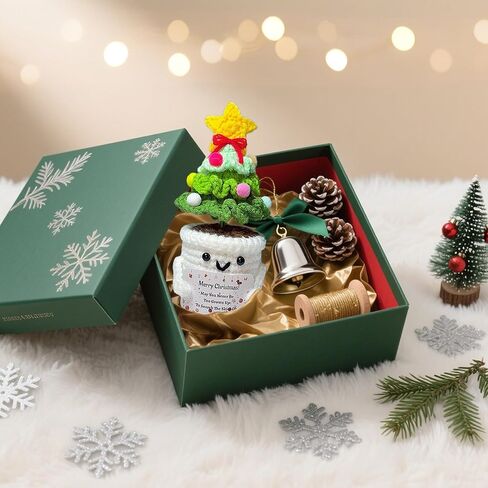 الهالوين الإيجابي الكروشيه شبح عناق هدايا عيد ميلاد للنساء الرجال أمي أبي ابنة أخت صديق، الدعم العاطفي الكروشيه لزينة عيد الهالوين in Kuwait