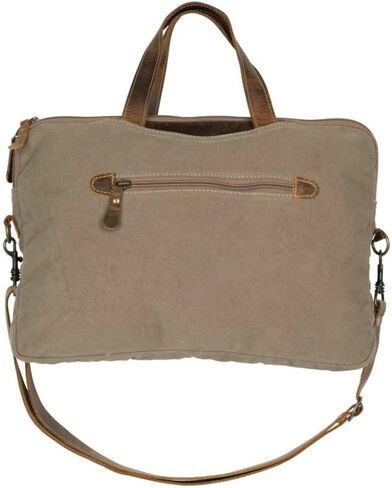 حقيبة Myra Western Canvas Crossbody للنساء - القطن والكتف من الجلد in Kuwait