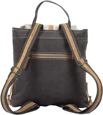 حقيبة Myra Western Canvas Crossbody للنساء - القطن والكتف من الجلد in Kuwait