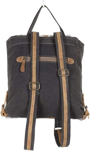 حقيبة Myra Western Canvas Crossbody للنساء - القطن والكتف من الجلد in Kuwait