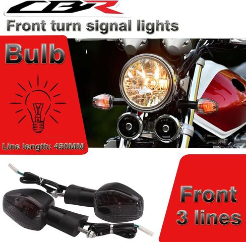 CBR Rear Turn Signal Light Lamp Compatible With HONDA CBR600 F/F3/F4/F4I CBR600RR VTR1000F CB 1300(Yellow) in Kuwait