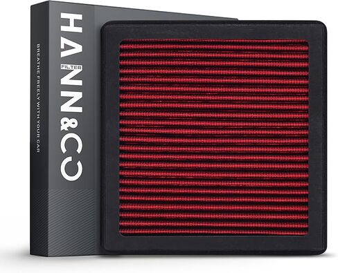HANN&CO Washable And Reusable High Flow Cabin Air Filter，Greater Than 15 Years of Service Life，Suitable For Chevrolet Silverado，Equinox；GMC；Buick；Cadillac Replacement CF11966，CP966，VF2071（HCC2113-X） in Kuwait