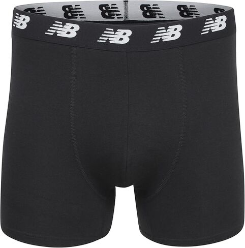 توازن جديد في ملاكم الأداء القطن لا طيران للرجال ، 5 بوصات inseam (3 عبوات) ، Prism Purple/Lead/Black ، xx-large in Saudi Arabia