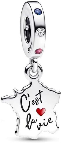 925 Sterling Silver, Madrid Citadel Charm Bead Pendant Fit Pandora Bracelets Make DIY Jewellery Gifts for Women in Kuwait