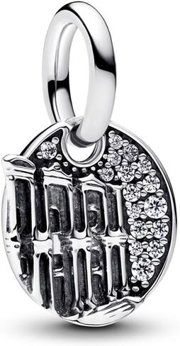 925 Sterling Silver, Madrid Citadel Charm Bead Pendant Fit Pandora Bracelets Make DIY Jewellery Gifts for Women in Kuwait