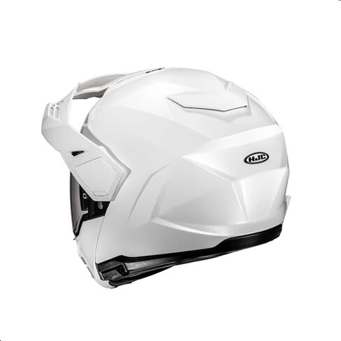 HJC i80 Solid Modular Motorcycle Helmet with HJ-44 Pin-lock Shield, DOT Approved (Semi Flat Black, X-Large) in Saudi Arabia
