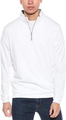 PETER MILLAR Mens Quarter Zip Knitwear, Xl, Blue in Saudi Arabia