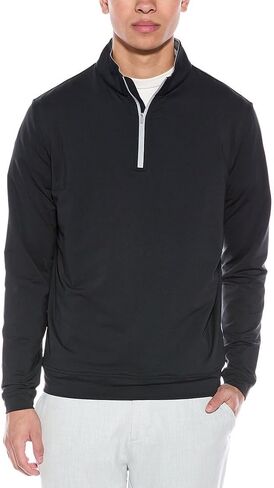 PETER MILLAR Mens Quarter Zip Knitwear, Xl, Blue in Saudi Arabia