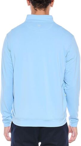 PETER MILLAR Mens Quarter Zip Knitwear, Xl, Blue in Saudi Arabia