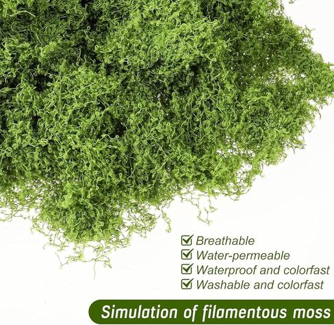 الطحلب الأخضر المزيف للحرف اليدوية. موس محفوظة للزخرفة DIY ، طاولة ، ديكور القطع المركزية ، الجنية ، الحديقة ، الأزهار ، الزفاف in Kuwait