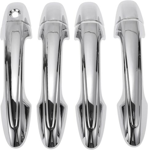 Motoforti Car Door Handle Cover Trim, Side Door Handle Cover, for Toyota RAV4 2013-2018, ABS Black 1 Set in Saudi Arabia