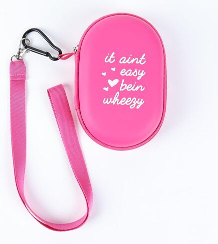 Asthma Inhaler Holder Case – Hard Shell Travel Storage Case, High Visibility, Compact & Secure Fit – Ideal for Daily Use and On-The-Go (Inhaler Not Included) in Saudi Arabia