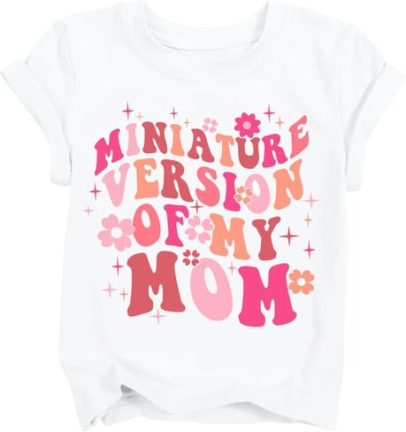 Flower Girl Shirt Cute Preppy Shirts for Girls Funny Letter Print T Shirt Floral Kids Graphic Summer Tees Tops in Saudi Arabia