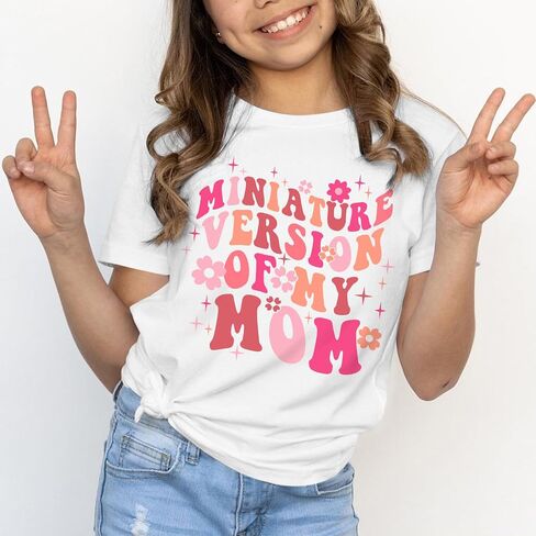 Flower Girl Shirt Cute Preppy Shirts for Girls Funny Letter Print T Shirt Floral Kids Graphic Summer Tees Tops in Saudi Arabia