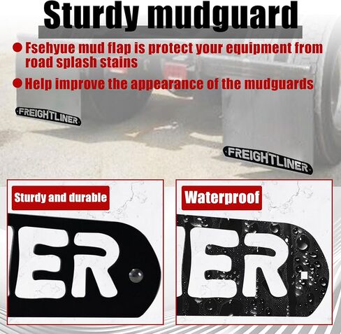 24"x4" Silvery Aluminum Mud Flap Weights with Bolt Thru Studs Suitable for Semi Truck and Semi Trailer Mud Flap Hanger（Smooth） in Kuwait