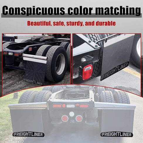 24"x4" Silvery Aluminum Mud Flap Weights with Bolt Thru Studs Suitable for Semi Truck and Semi Trailer Mud Flap Hanger（Smooth） in Kuwait