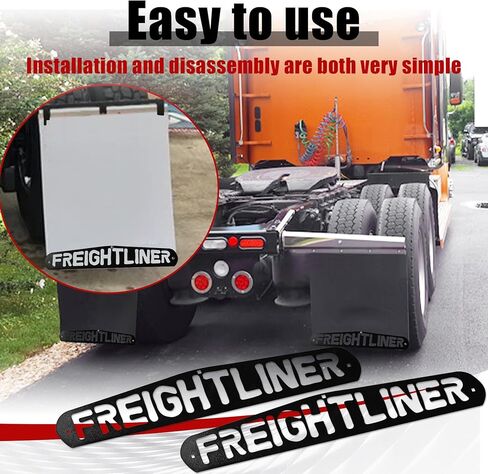 24"x4" Silvery Aluminum Mud Flap Weights with Bolt Thru Studs Suitable for Semi Truck and Semi Trailer Mud Flap Hanger（Smooth） in Kuwait