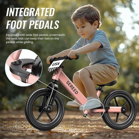 SEREED Toddler Balance Bike 2 Year Old Adjustable Bike Toy for 2-5 Boy Girl in Saudi Arabia