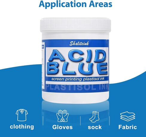 Shalitiink® Screen Printing Plastisol Ink Anti-Migation - Highly Opaque Screen Printing Ink for Cotton, Polyester and Other Fabrics (16oz.) in Saudi Arabia