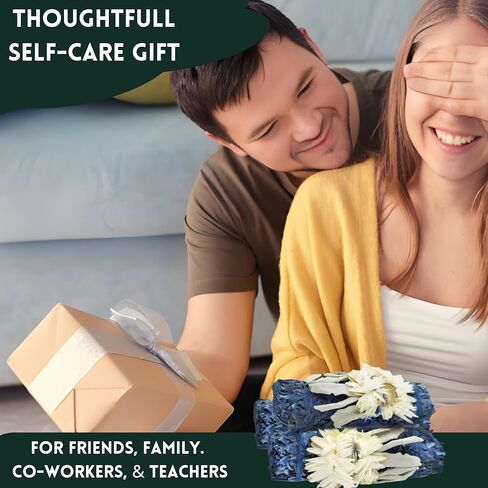 Soul Sticks 3 Pack Floral White Sage Smudge Backs مع الزهور لتطهير المنزل والتأمل واليوغا والشفاء والتلطيخ ، وكاليفورنيا من مصادر مستدامة (Terra) in Kuwait