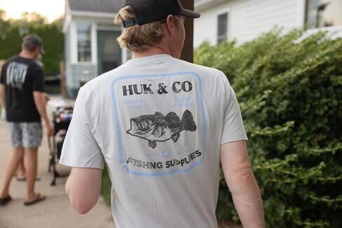 HUK Short Sleeve Performance Tee, Fishing T-Shirt for Men in Saudi Arabia