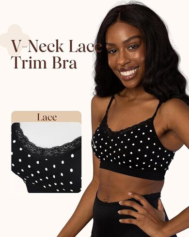 Coobie Seamless V-Neck with Lace Bra, Peony in Saudi Arabia