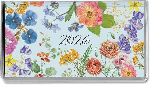2026 Paradise Tropical Planner Pocket Calendar & Memo Pad, 3.5-Inch x 6.5-Inch Size Closed, Bookstore-Quality Monthly Floral Purse Calendars With 30 Note Pages for Kitchen & Office in Saudi Arabia