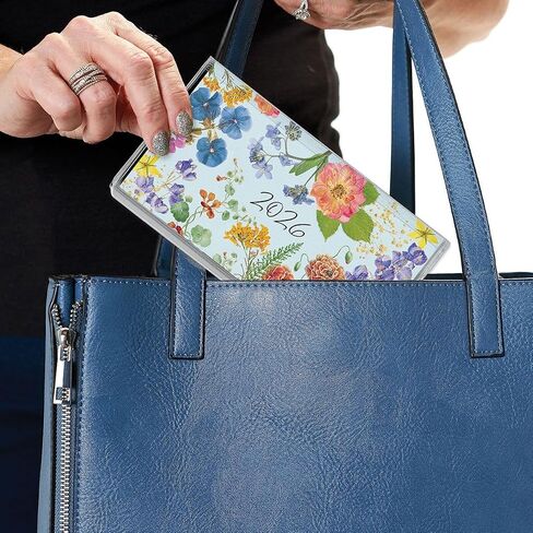 2026 Paradise Tropical Planner Pocket Calendar & Memo Pad, 3.5-Inch x 6.5-Inch Size Closed, Bookstore-Quality Monthly Floral Purse Calendars With 30 Note Pages for Kitchen & Office in Saudi Arabia