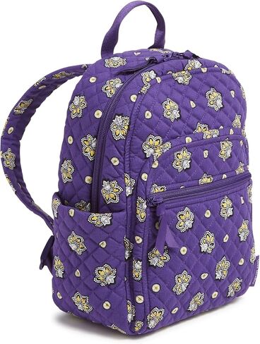 Vera Bradley Premium Cotton Small Propack ، Powder Blue and Gold Bandana Paisley in Saudi Arabia