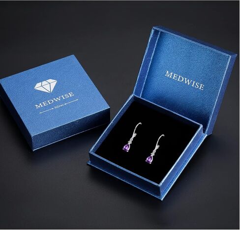 Moonstone Leverback Earrings Turquoise/Moonstone/Cubic Zirconia Birthstone Leverback Earrings for Women Sterling Silver Teardrop Bridal Dangle Dewdrop Girls in Saudi Arabia