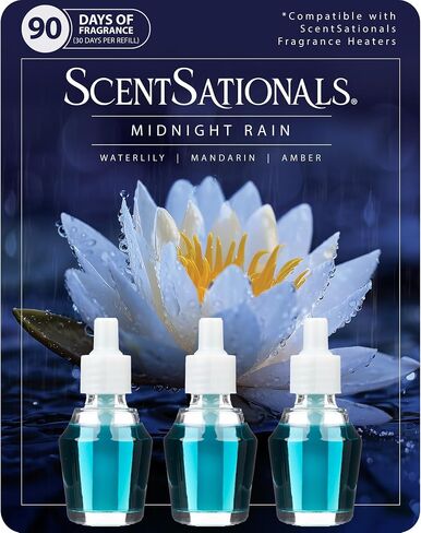 Scentsationals Fragrance Oil Plug In Air Freshener Refills 3-Pack - Feelin' Cozy - Compatible with ScentSationals & Fusion Diffusers, Long-Lasting Home Fragrance, 0.8 fl oz Each in Saudi Arabia