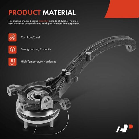 A-Premium Front Left Steering Knuckle & Wheel Bearing Hub Assembly Compatible with Hyundai Sonata & Kia Optima, 2002 2003 2004 2005, Driver Side in Saudi Arabia