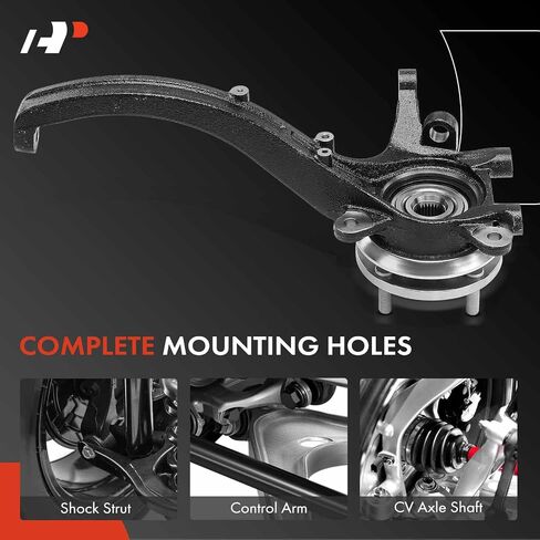 A-Premium Front Left Steering Knuckle & Wheel Bearing Hub Assembly Compatible with Hyundai Sonata & Kia Optima, 2002 2003 2004 2005, Driver Side in Saudi Arabia