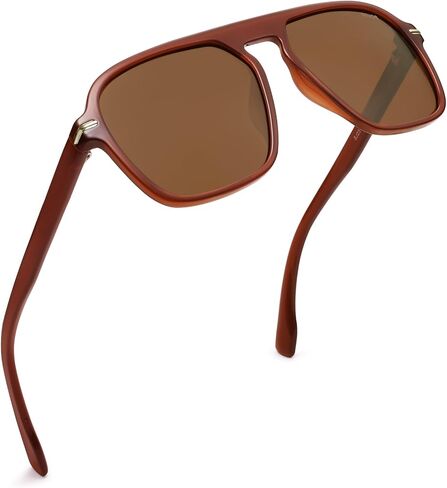 Sojos Retro Aviator نظارات شمسية مستقطبة للرجال للنساء العصرية عتيقة المربع التجريبي الظلال SJ2370 in Saudi Arabia