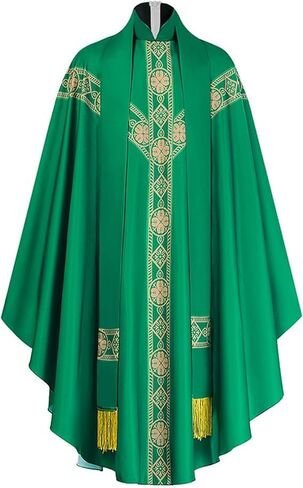 3 قطع من رداء الكاهن الكاثوليكي مع سرقة وصليب الكنيسة الكاثوليكية التقليدية للأب in Kuwait