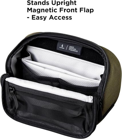 ALPAKA Vertex Pouch Mini 2L - EDC Sling Bag, Fits E-Readers and a Large Smart Phone or small Essentials, Mens Crossbody Travel Bag, Weatherproof Army Green Axoflux 300D Fabric in Kuwait