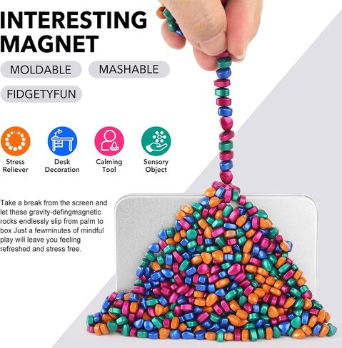 350pcs Ferrite Putty, Fidget Toys, Fidget Gifts Adults, Desk Fidgets Toys for Office Stress/Anxiety Relief ，Novelty Gifts for Teen and Adults (350PCS) in Saudi Arabia