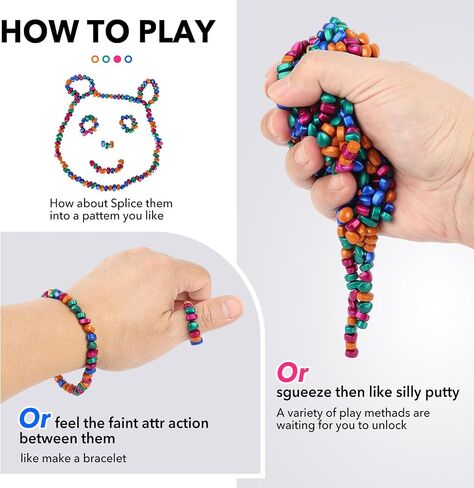 350pcs Ferrite Putty, Fidget Toys, Fidget Gifts Adults, Desk Fidgets Toys for Office Stress/Anxiety Relief ，Novelty Gifts for Teen and Adults (350PCS) in Saudi Arabia