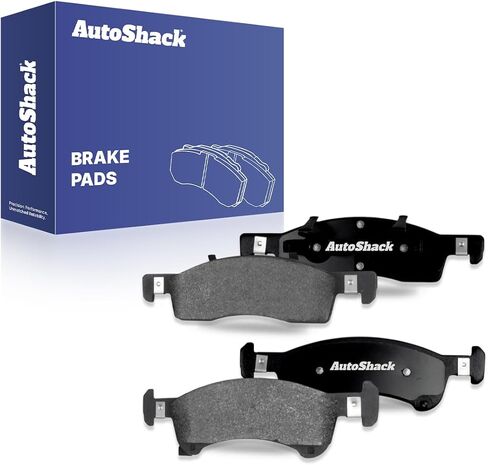 Autoshack Front Ceramic Brake Set Set Set Set Set Set Set Set Set Set Set Set Set Presentive لعام 2003-2006 Lincoln Navigator 2003-2006 Ford Expedition 4.6L 5.4L V8 4WD RWD SCD934 in Saudi Arabia