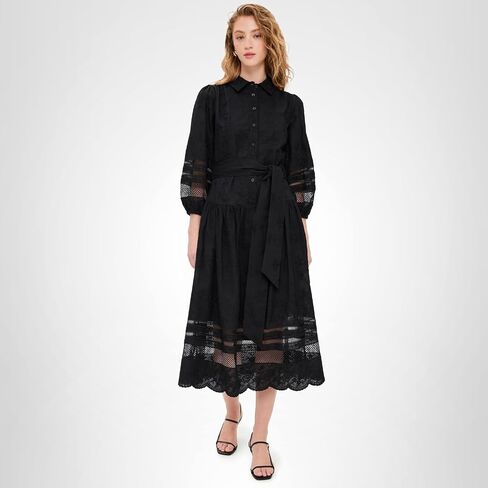 Shoshanna Women's Cotton Eyelet Magnolia Dress in Saudi Arabia