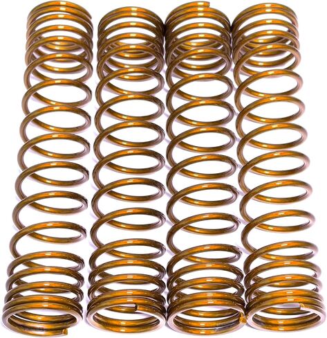 CNC Stronger Shock Springs Wire Dia 3.25mm for Traxxas X-MAXX 1/5 8S, 4pcs (Red) in Saudi Arabia