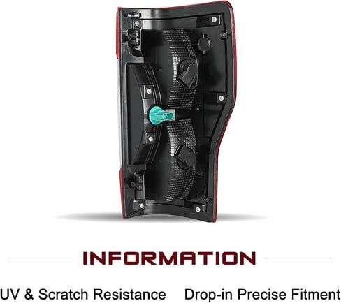 JSBOYAT Halogen Tail Light Assembly Replacement w/Blind Spot for 2017 to 2019 Ford F250 F350 Super Duty OE Rear Taillight Brake Tail Lamp (Right Passenger Side) in Kuwait