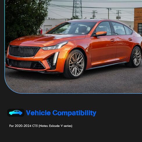 Smoked LED Side Marker Light Replacement for 2020 2021 2022 2023 2024 CT5 Front Bumper Side Marker Lights in Kuwait