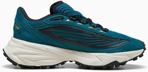 PUMA Mens Spirex Play Paris Lace Up Sneakers Shoes Casual - Green in Saudi Arabia