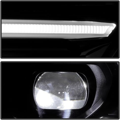 Keekpo - لعام 2021-2024 Dodge Durango Black Bezel W/Halogen Turn Signal LED LED Side Meadlamp President Side in Kuwait