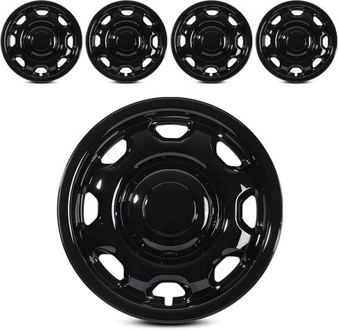 AUTOWIKI 17" 1PC Single Wheel Skin Black Lacquer for 2010-2025 Ford F-150 XL Model with Steel Wheel Easy Install ABS+PC Material, 17-Inch Black Lacquer Exterior Accessories Replacement ONLY 1 Piece in Saudi Arabia